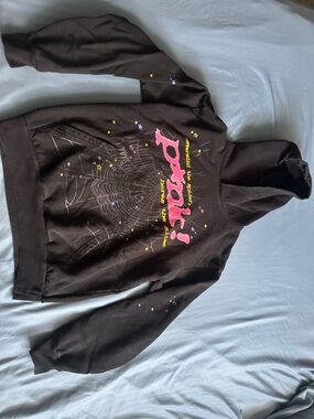 Spider Worldwide × Young Thug Sp5der Black Hoodie size M